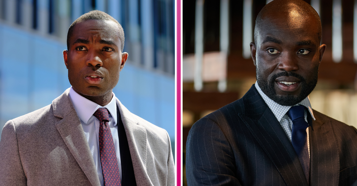 Images of Paapa Essiedu in the capture and in gangs of london