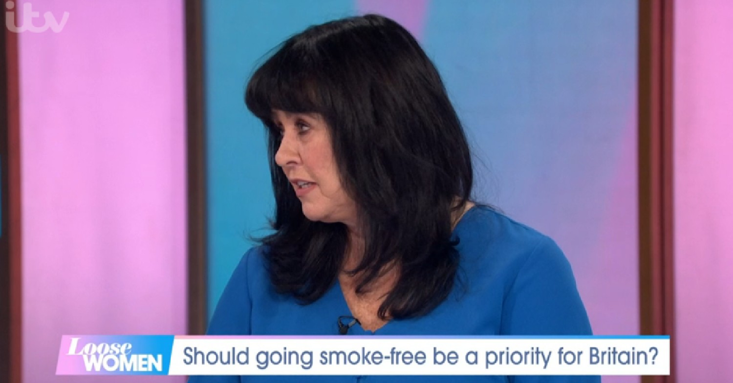 Coleen Nolan turning to the side on Loose Women