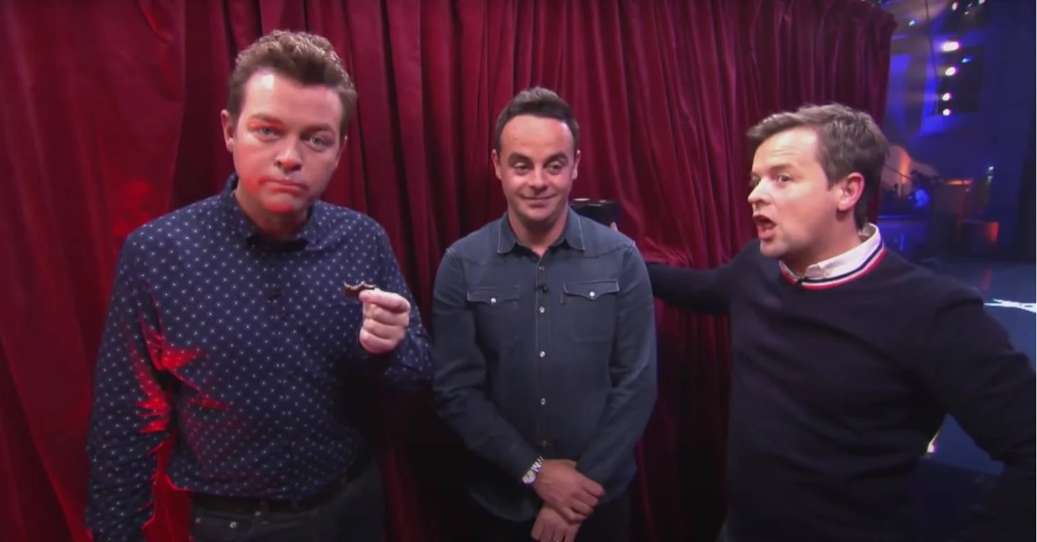 Stephen and Ant & Dec on BGT