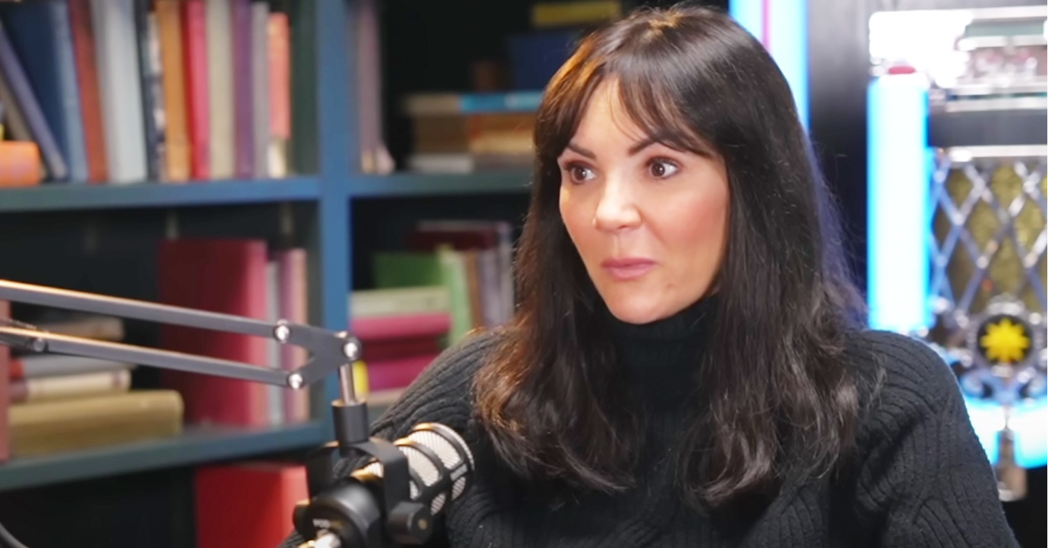 Martine during an interview on YouTube