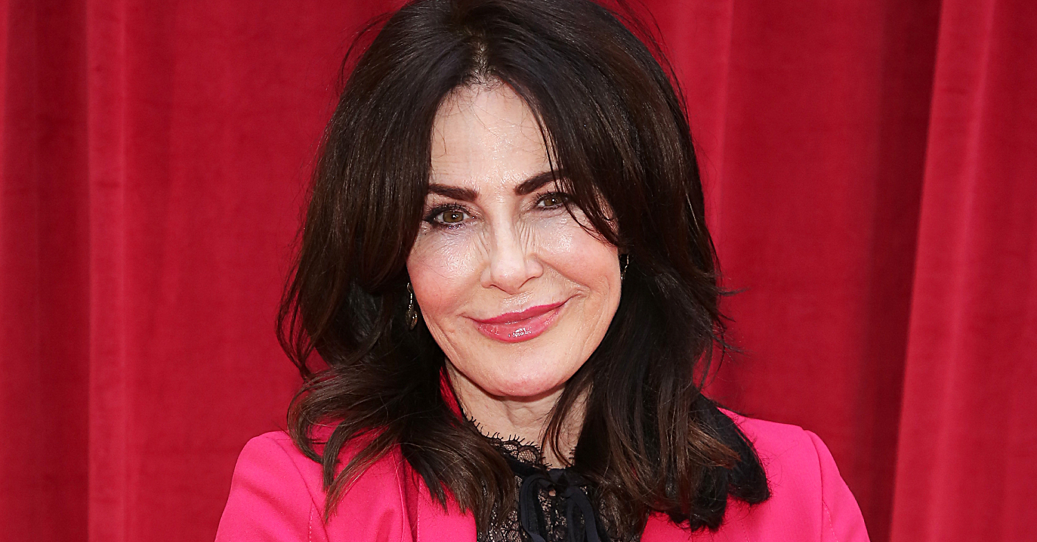 Emmerdale Sally Dexter smiling