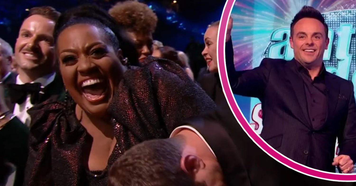Alison Hammond at the NTAs and Ant and Dec