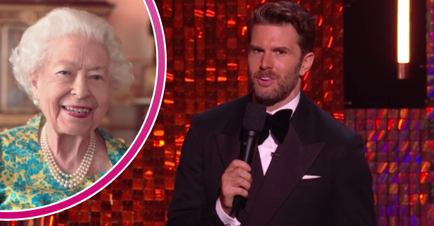 Queen showed smiling during NTAs 2022 tribute introduced by Joel Dommett