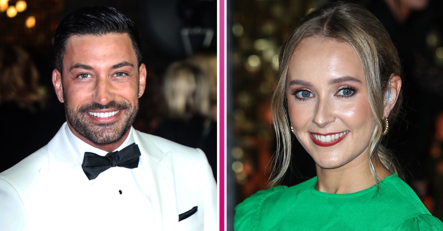 Strictly star Giovanni Pernice smiles and Rose Ayling-Ellis smiles at the NTAs
