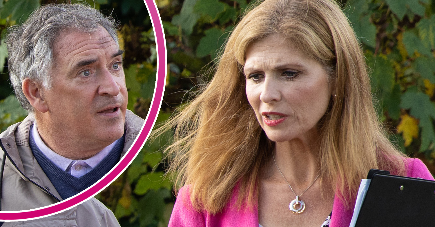 Emmerdale Bob and Bernice arguing