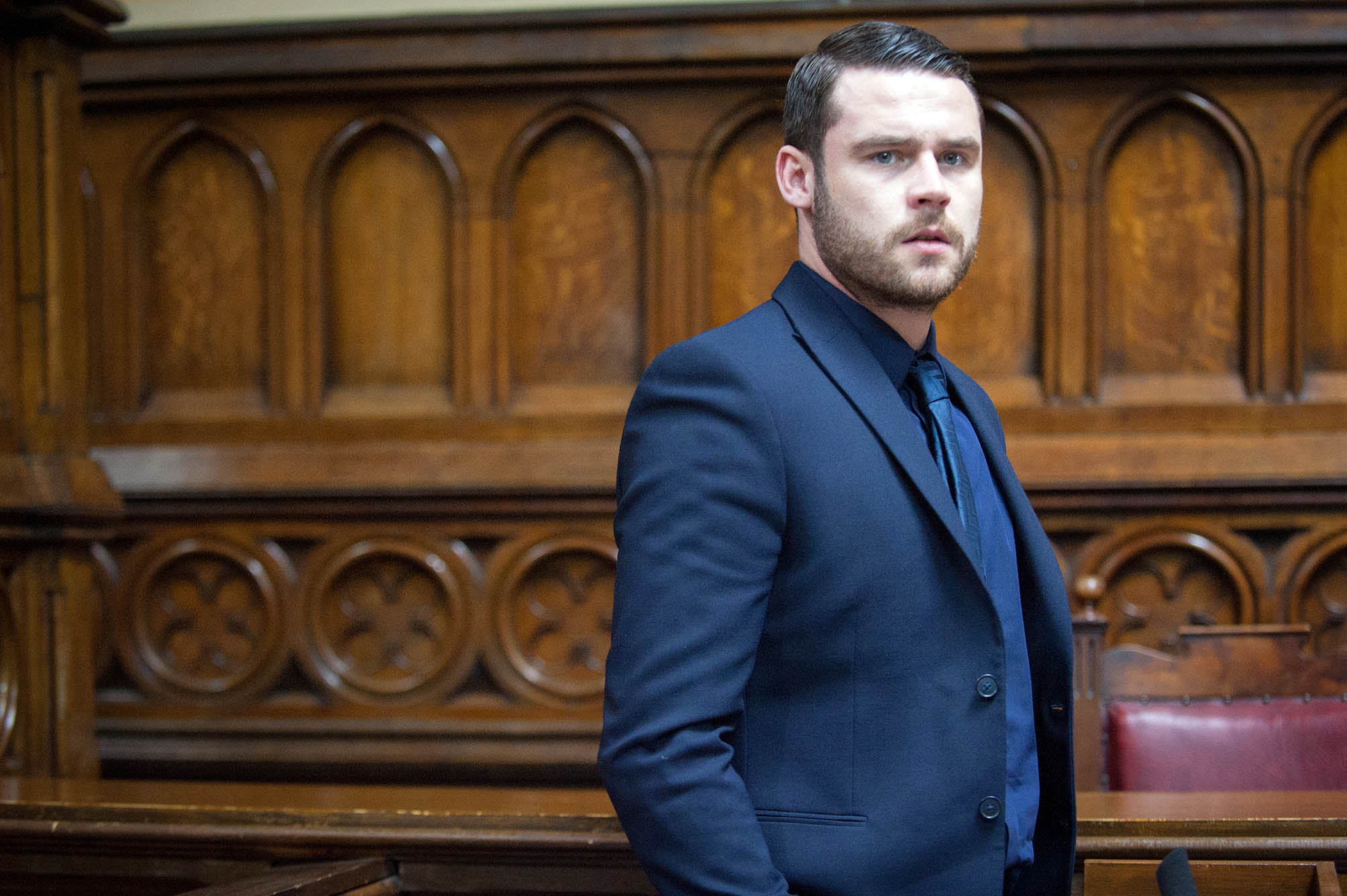 Aaron Dingle faces his abuser dad in court nin Emmerdale