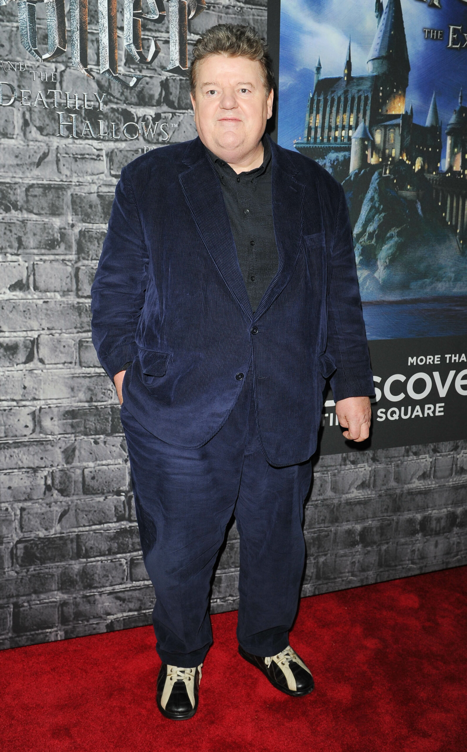 Robbie Coltrane at Harry Potter Exhibition