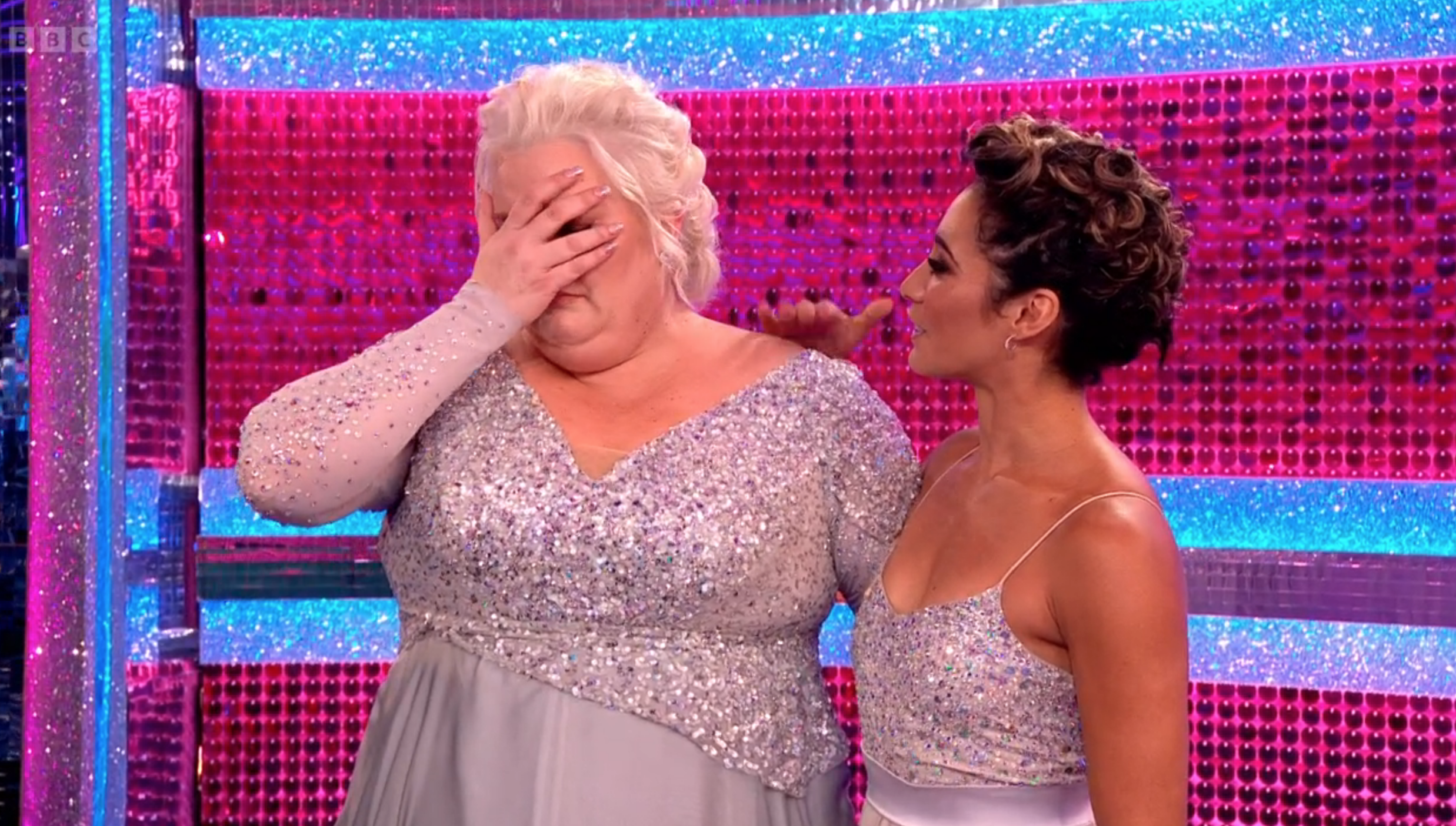 Jayde Adams crying on Strictly