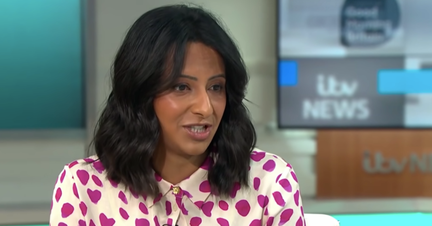 Ranvir Singh talking on Good Morning Britain