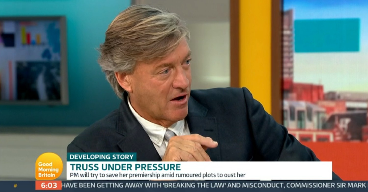 Richard Madeley on GMB today 