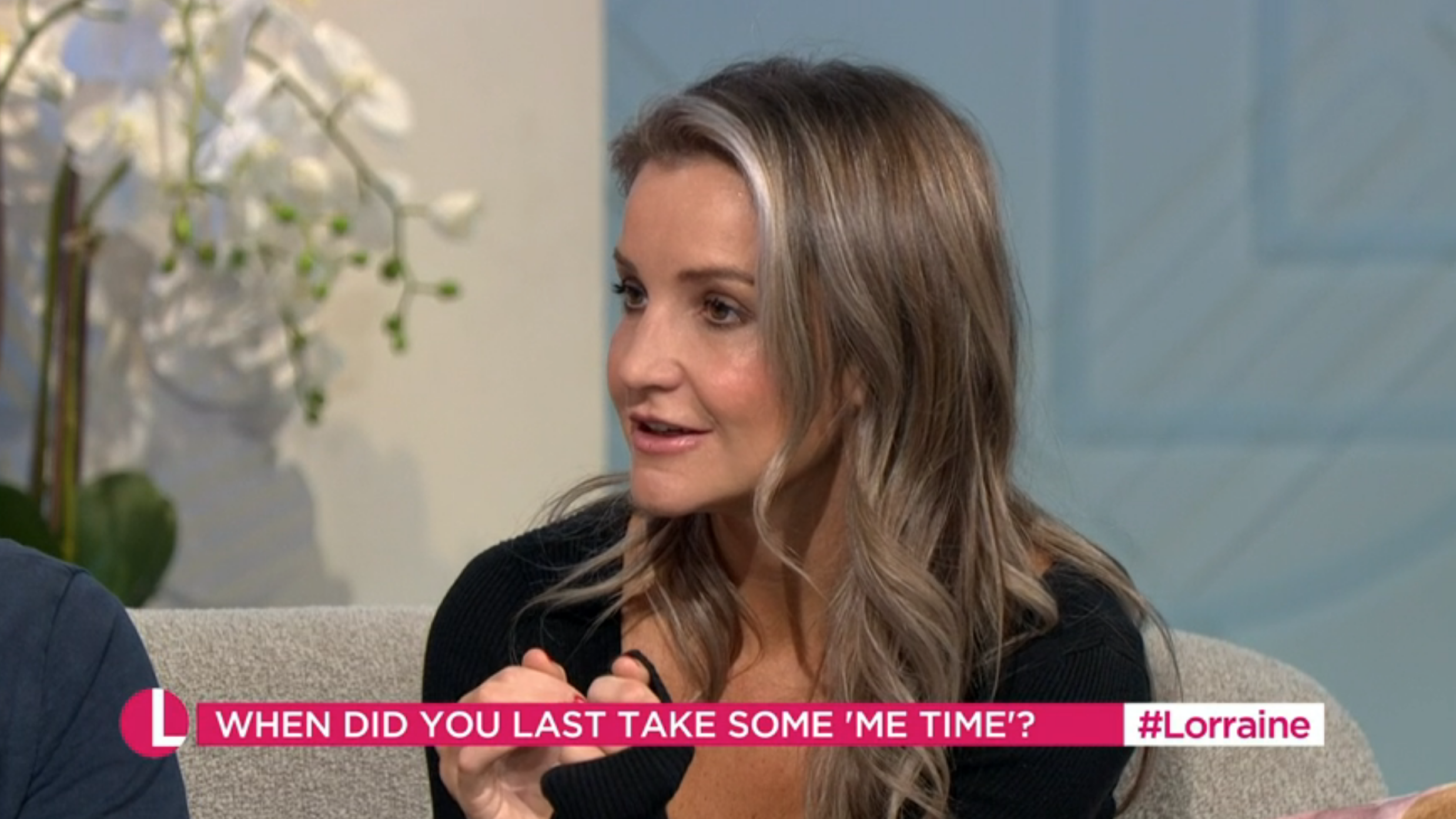 Helen Skelton chatting on Lorraine