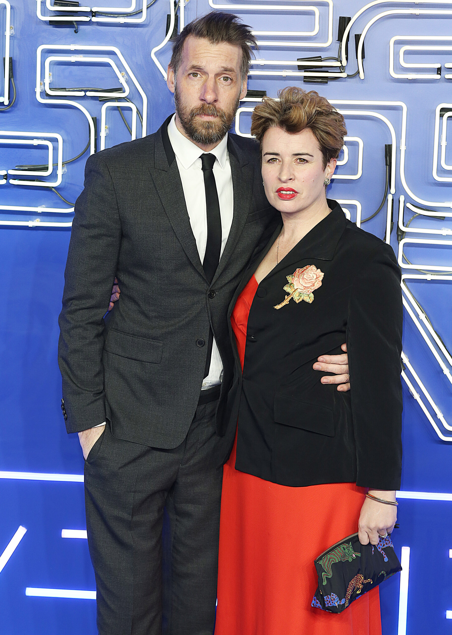 Craig Parkinson and Susan LYNCH pose together at Ready Player One film premiere