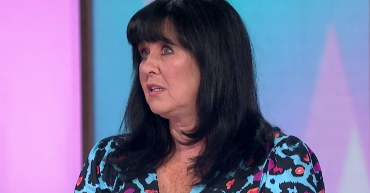 Coleen Nolan looks upwards on Loose Women as she discusses relationships