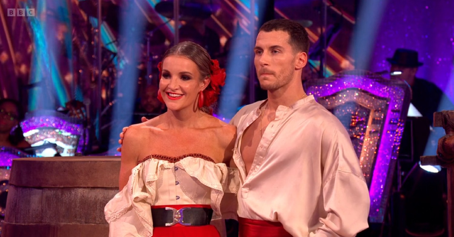 Helen Skelton and Gorka Marquez on Strictly 
