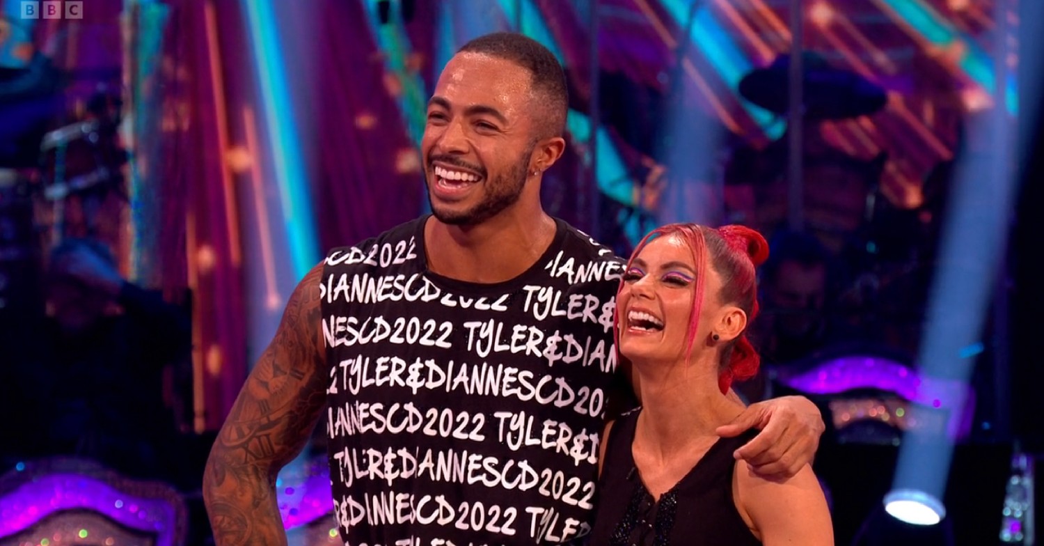 Tyler West and Dianne Buswell on Strictly 