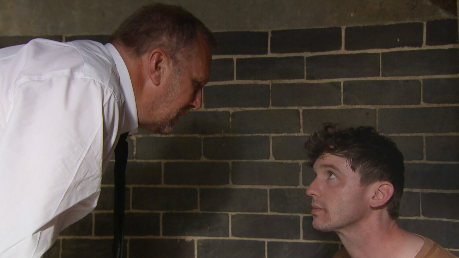 Emmerdale Will in Alex's face