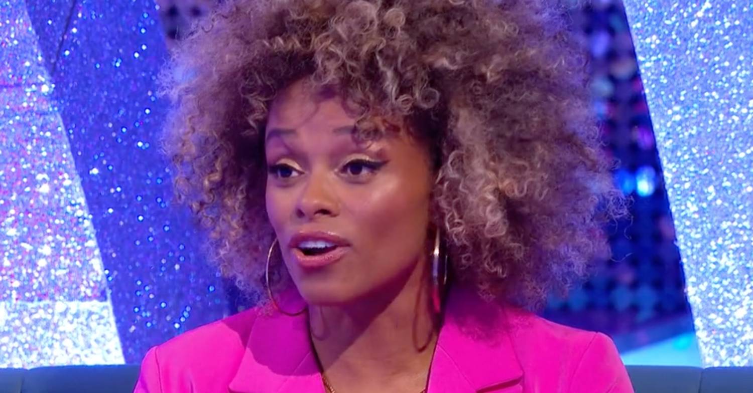 Strictly star Fleur East looks surprised