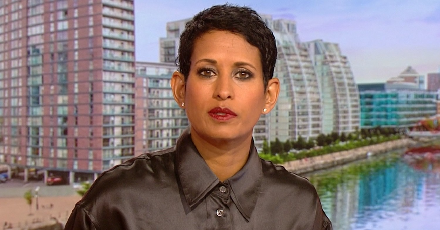 Naga Munchetty during BBC breakfast show