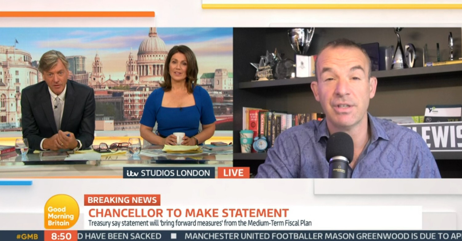 Richard Madeley, Susanna Reid, Martin Lewis on GMB 