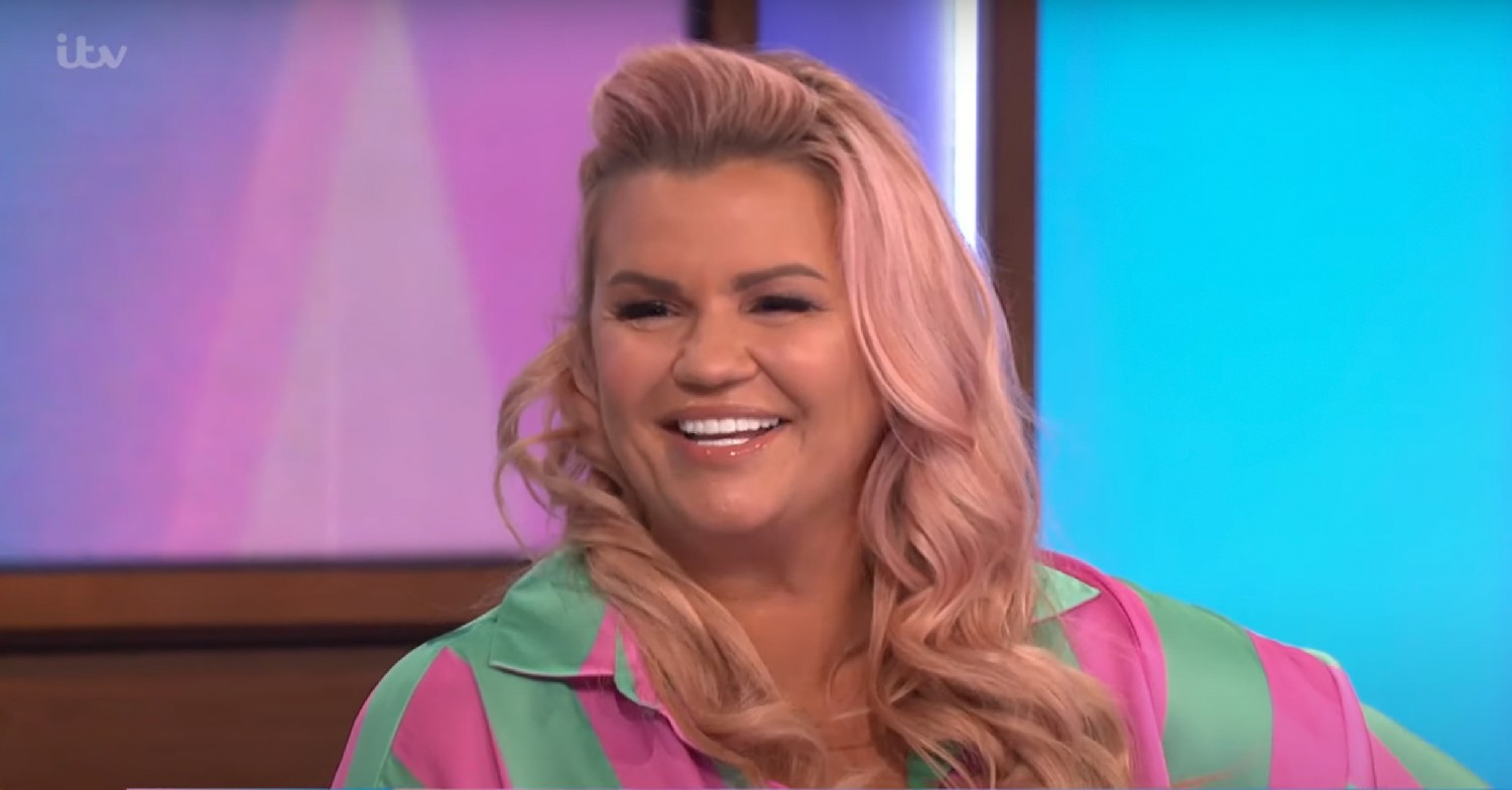 Kerry Katona smiling on Loose Women