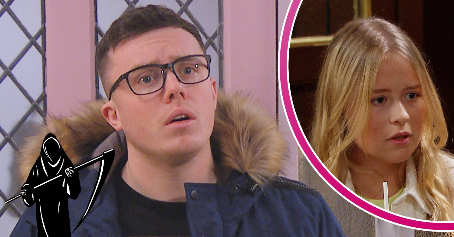 Emmerdale Liv Vinny grim reaper