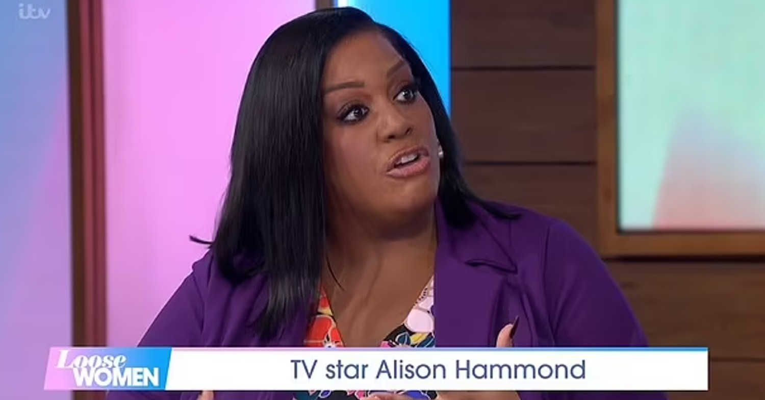 Alison Hammond on Loose Women today