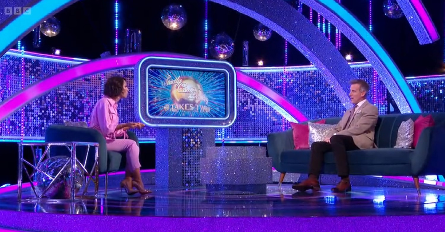 Janette Manrara and Anton Du Beke on Strictly It Takes Two