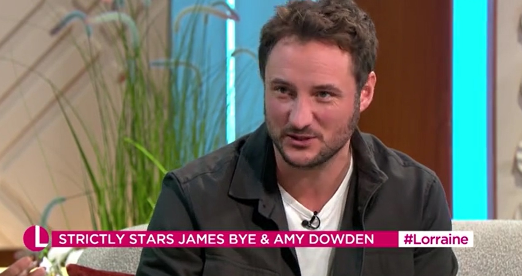 James Bye and Amy Dowden on Lorraine