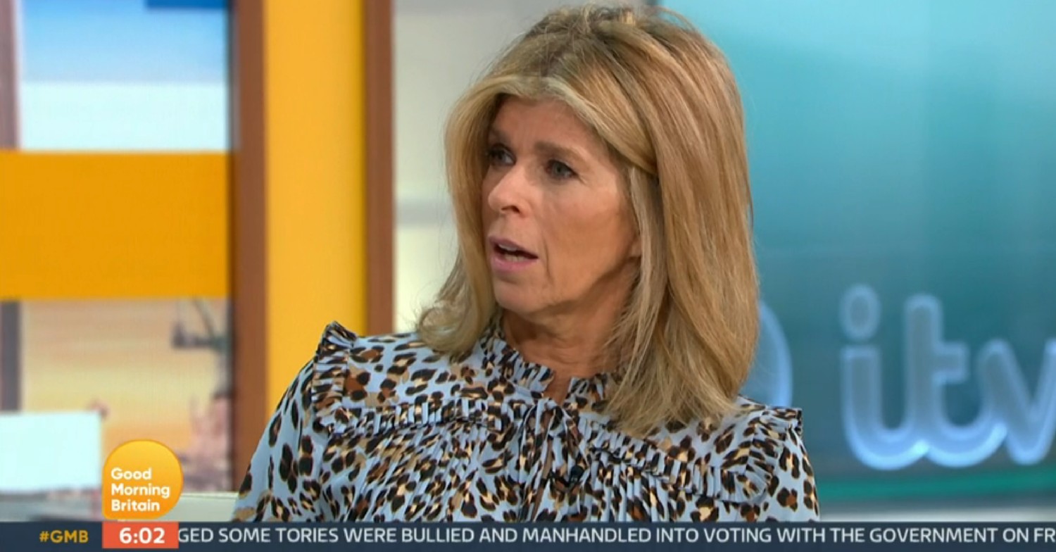 Kate Garraway on GMB today 