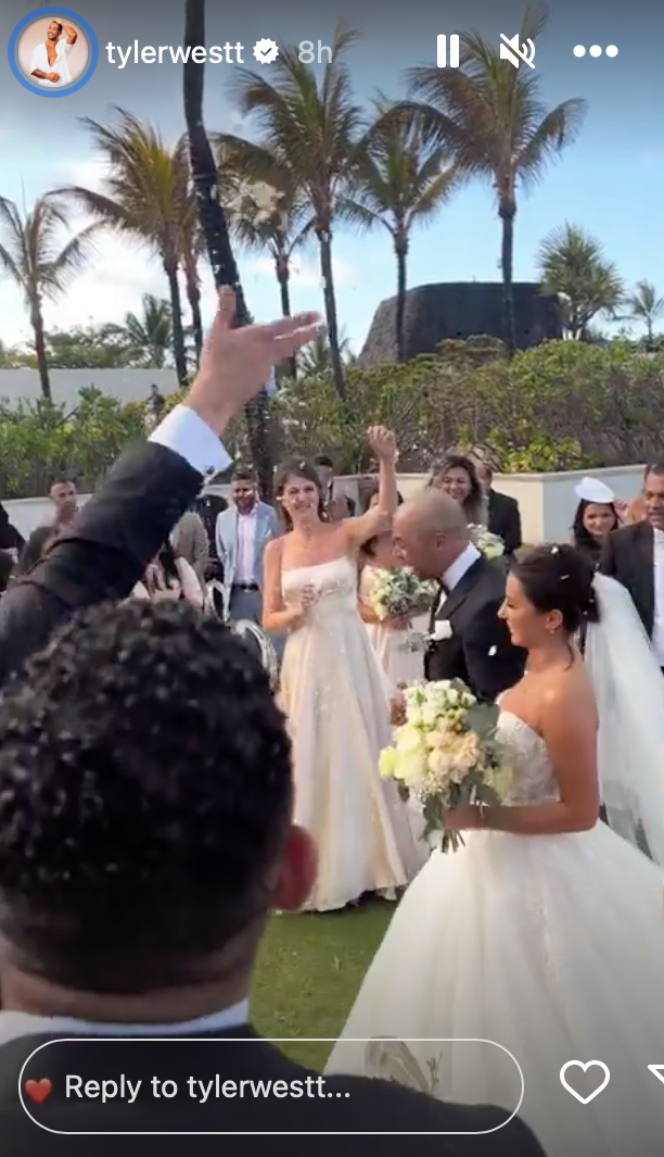 Tyler West's brother at his wedding