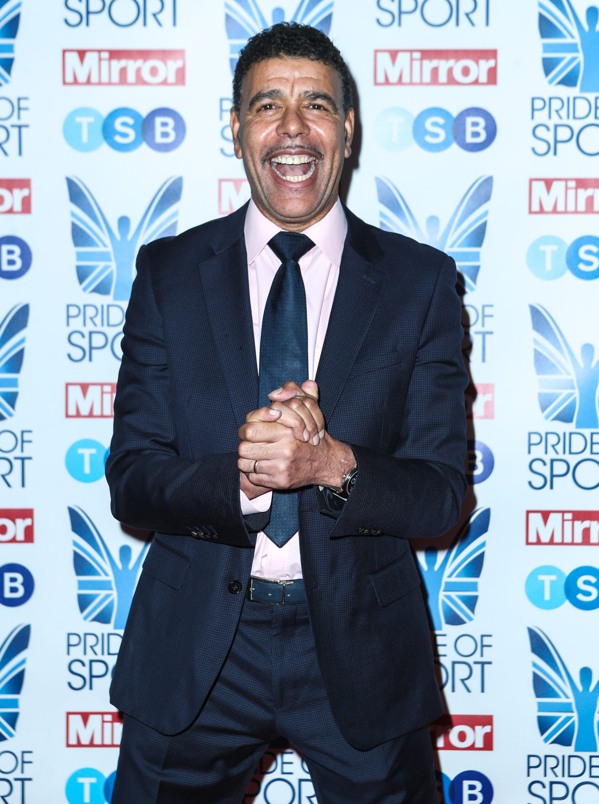 Chris Kamara at Daily Mirror Pride in Sport Awards