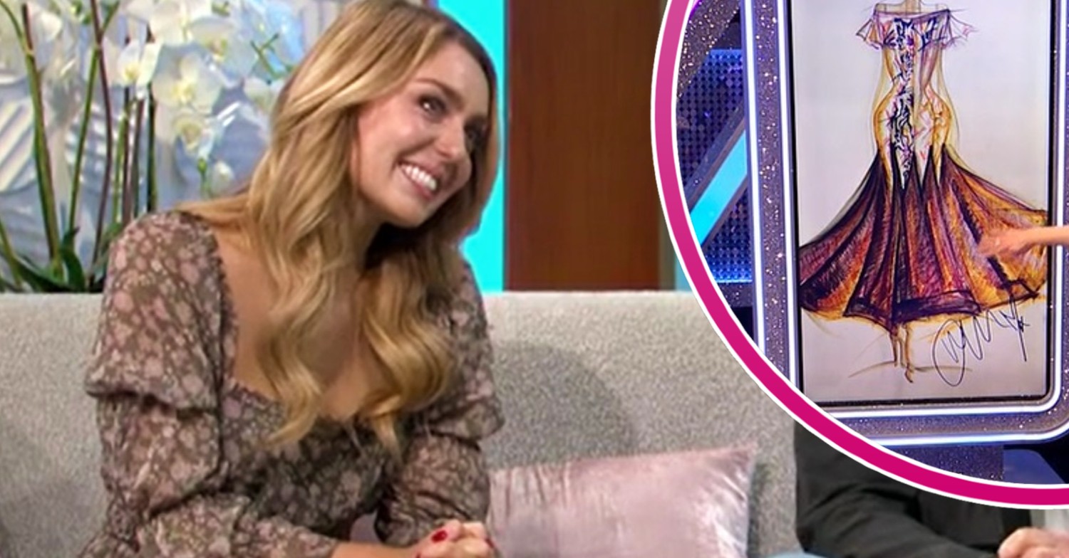 Amy Dowden on Lorraine and her Strictly latest dress