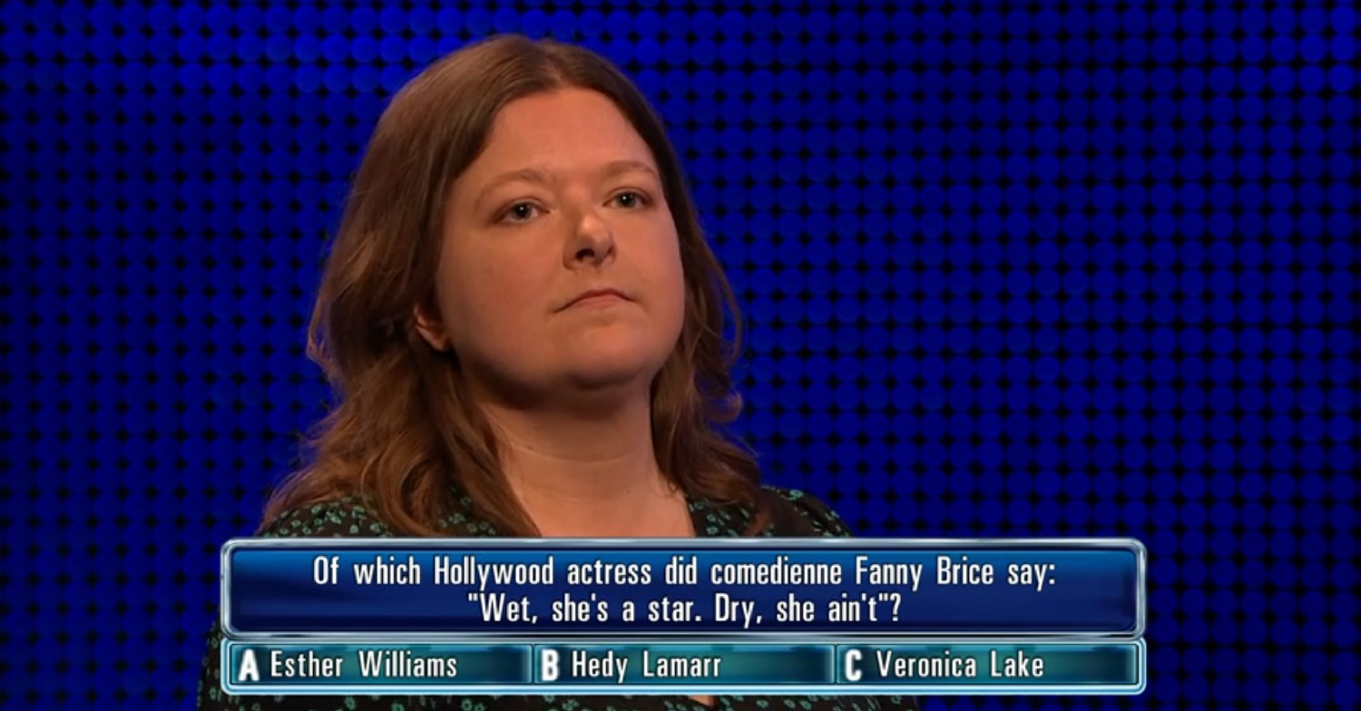 Elizabeth on The Chase 