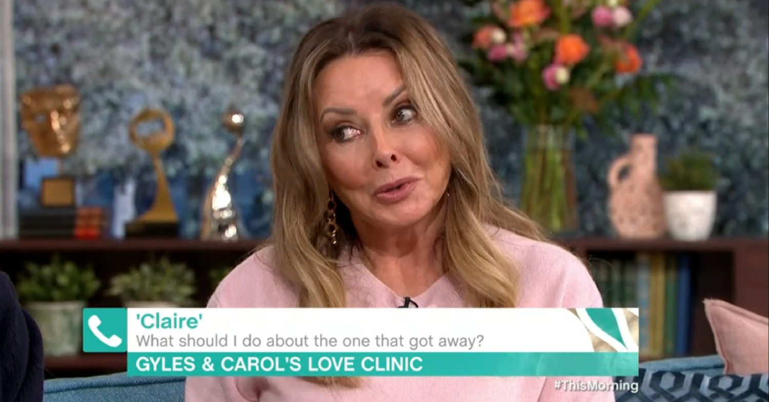 Carol Vorderman on This Morning today 