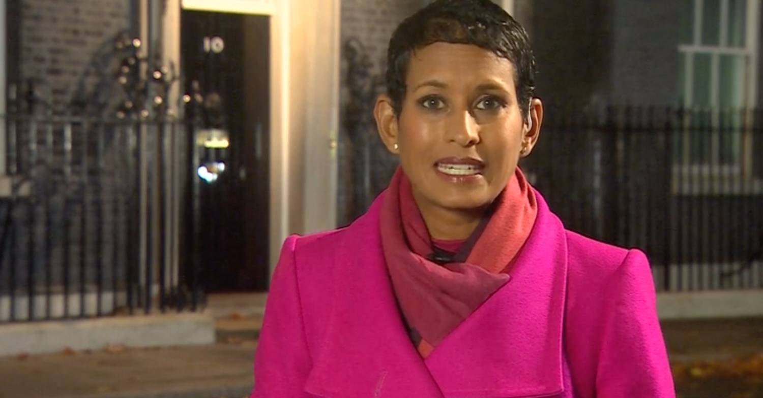 BBC Breakfast host Naga Munchetty speaks to camera
