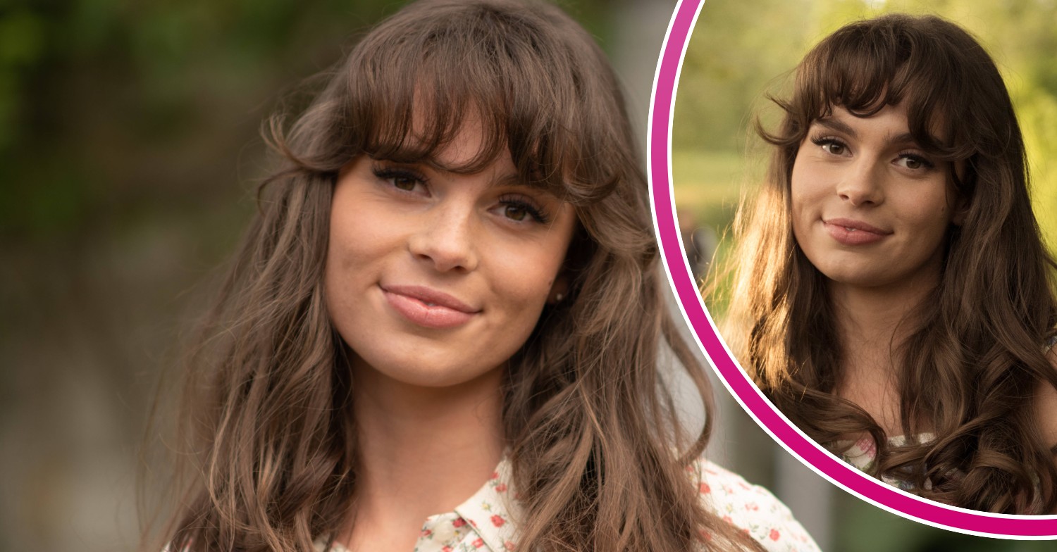 Mariette Larkin smiling in The Larkins