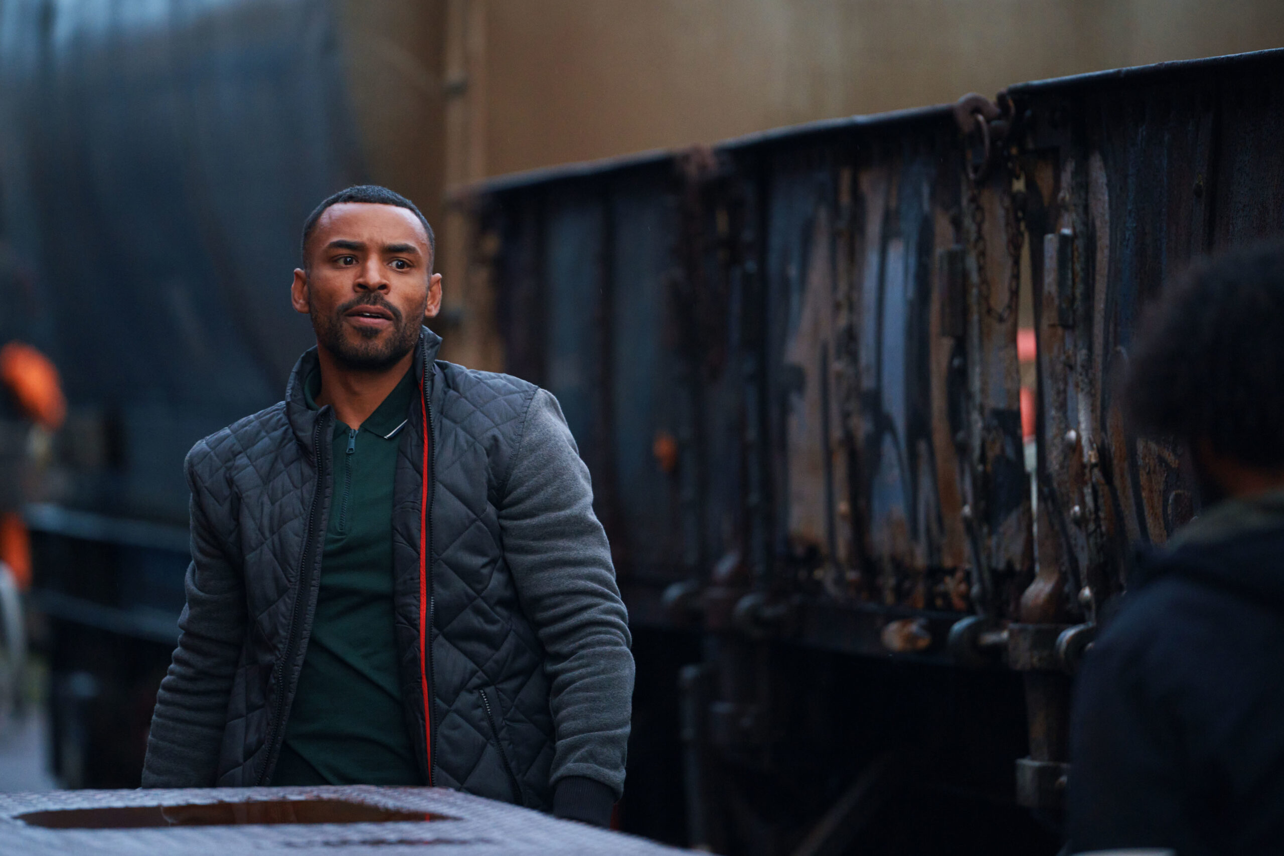 Lloyd Everitt as Will looking angry in The Pact series 2