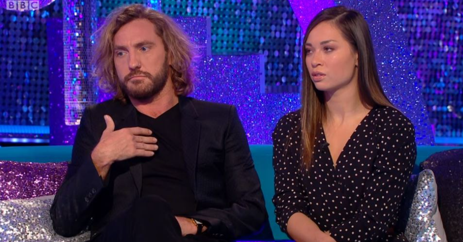 Seann and Katya on Strictly It Takes Two