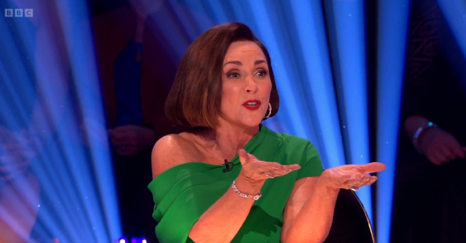 Shirley Ballas explains her point on Strictly