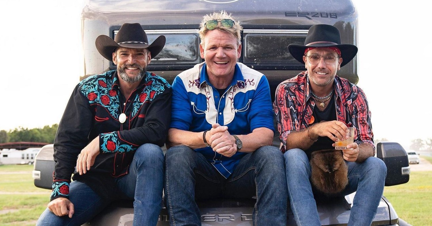 Fred, Gordon and Gino on ITV's Road Trip