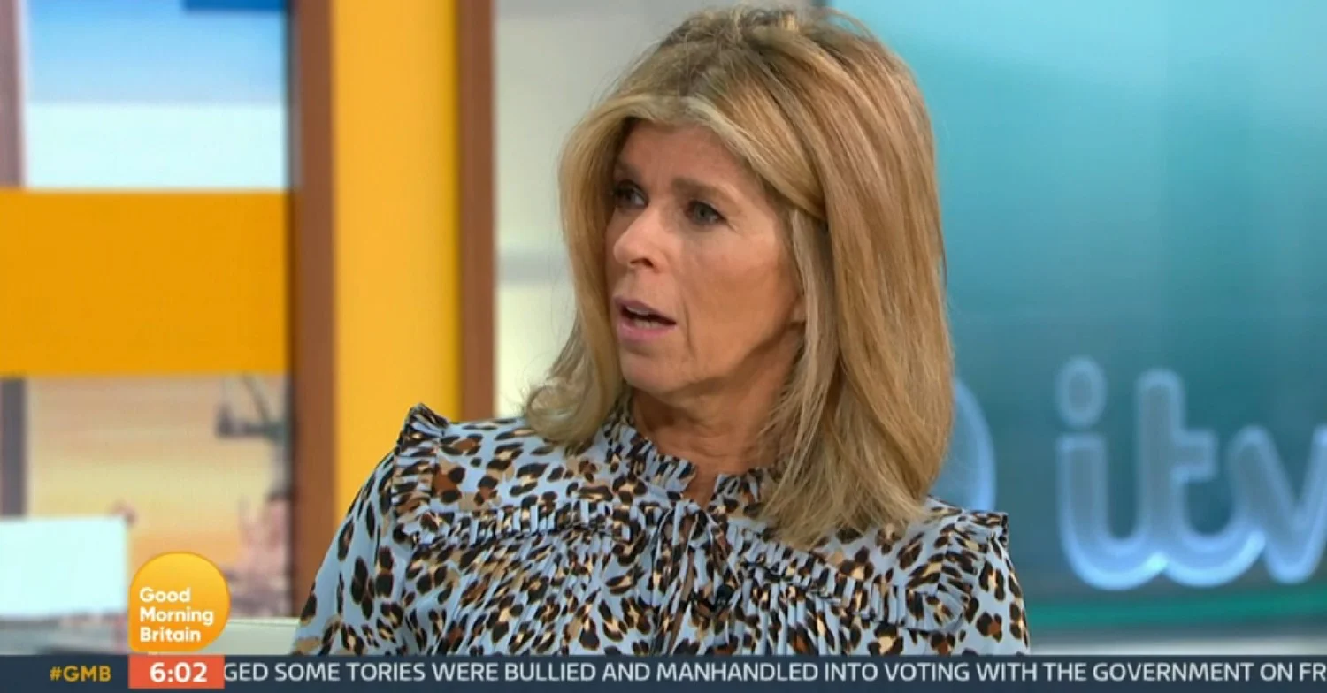 Kate Garraway on GMB today