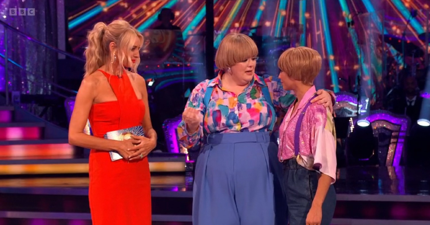 Tess Daly, Jayde Adams, Karen Hauer on Strictly 