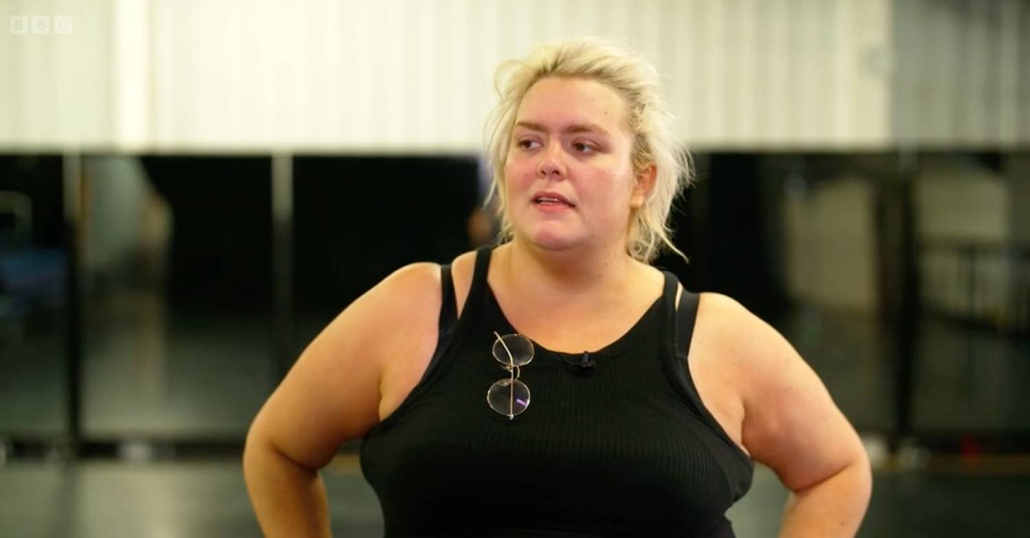 Jayde Adams reflects during Strictly rehearsals