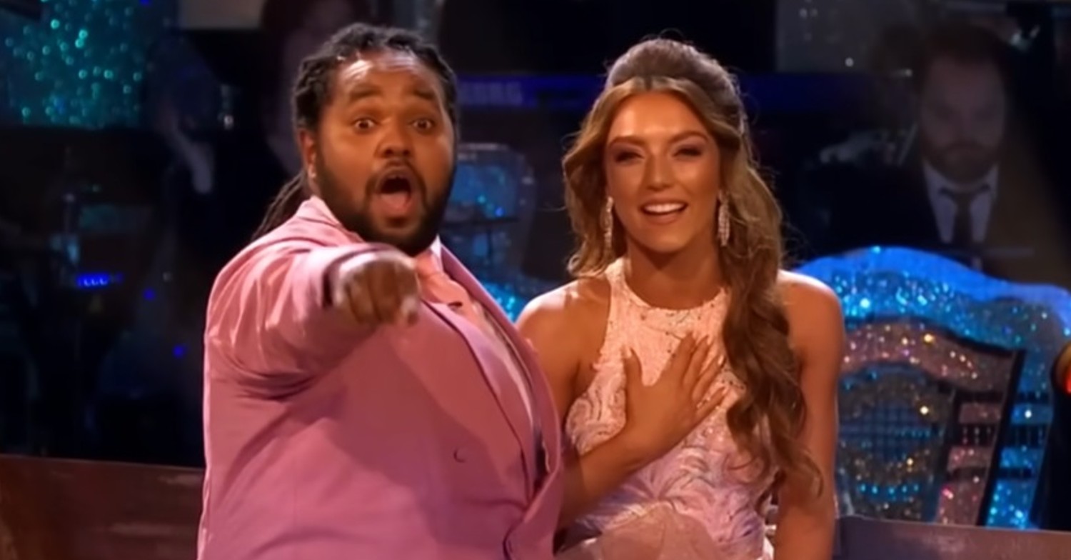 Strictly star Hamza Yassin and his partner Jowita