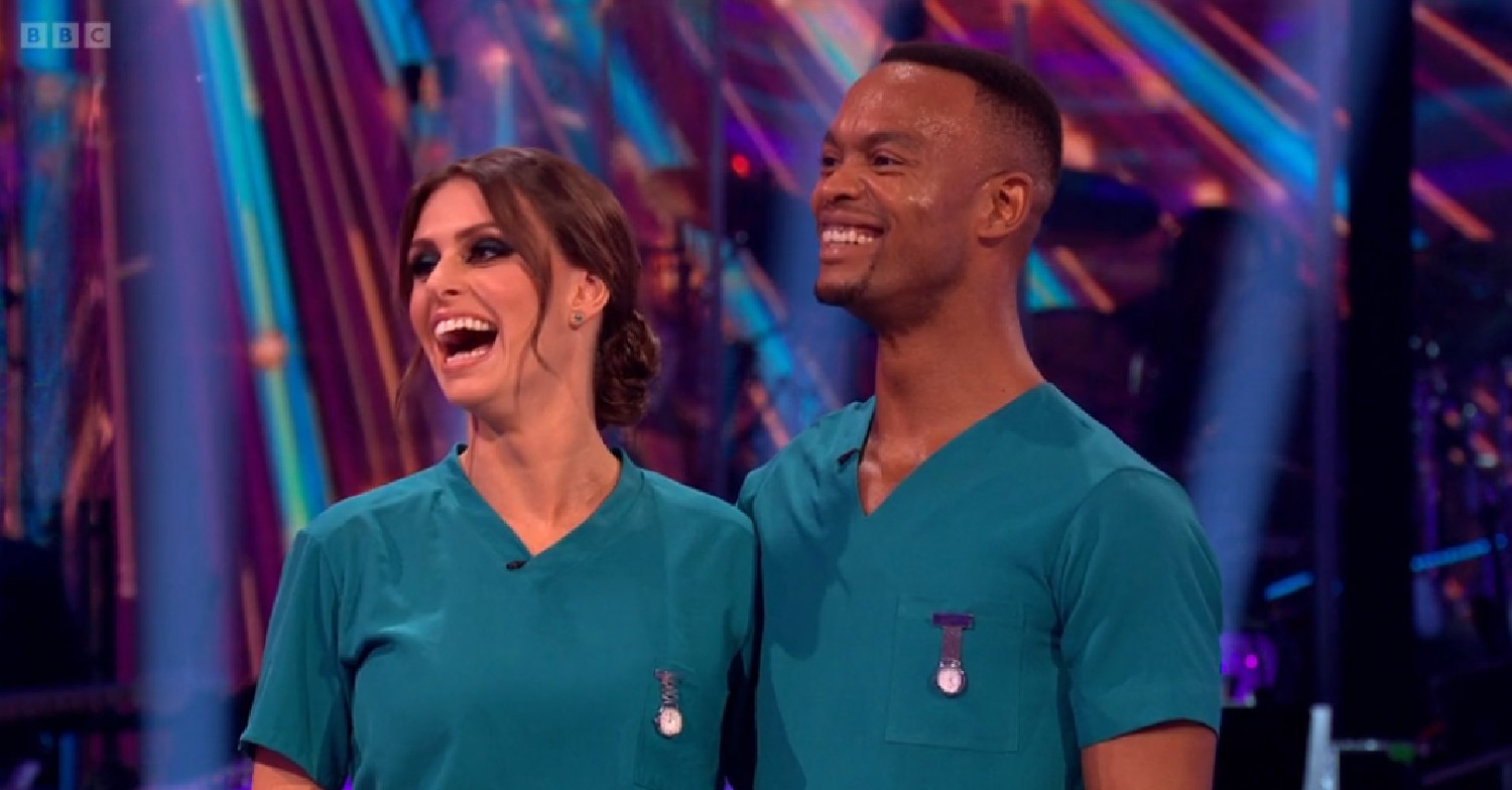 Ellie Taylor and Johannes Radebe on Strictly