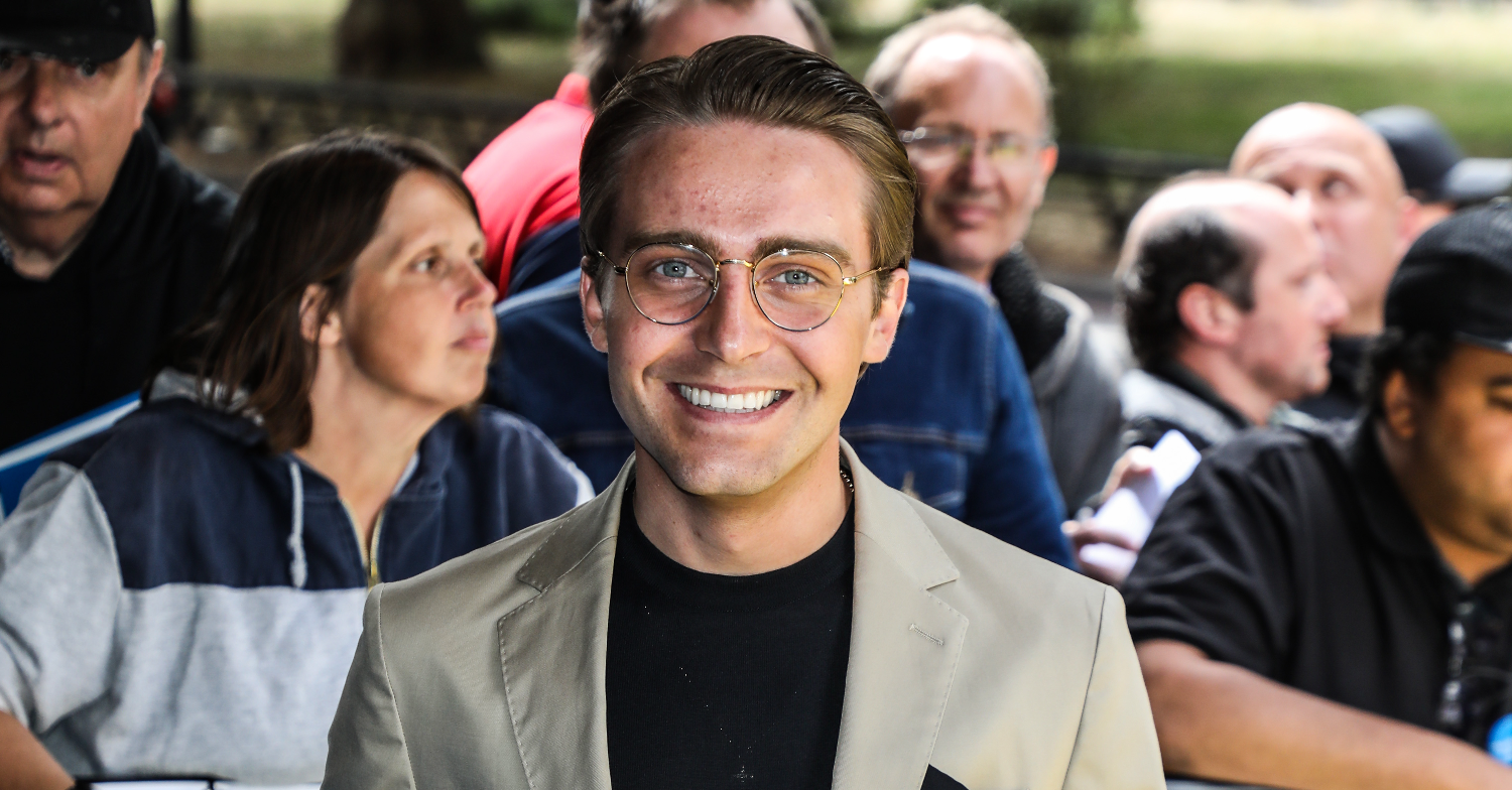 New Death in Paradise star Barney poses on red carpet 