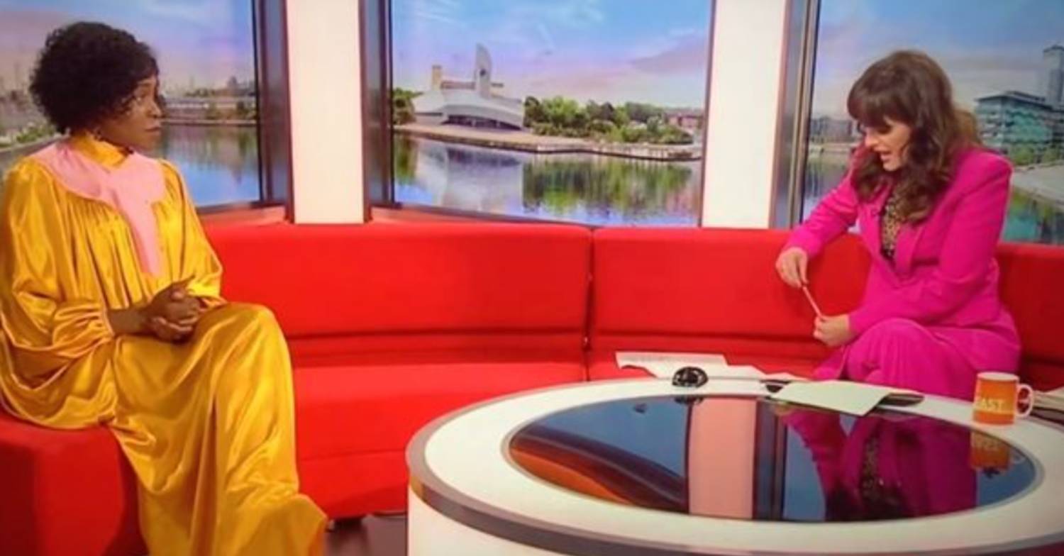 Rakie Ayola appears on BBC Breakfast