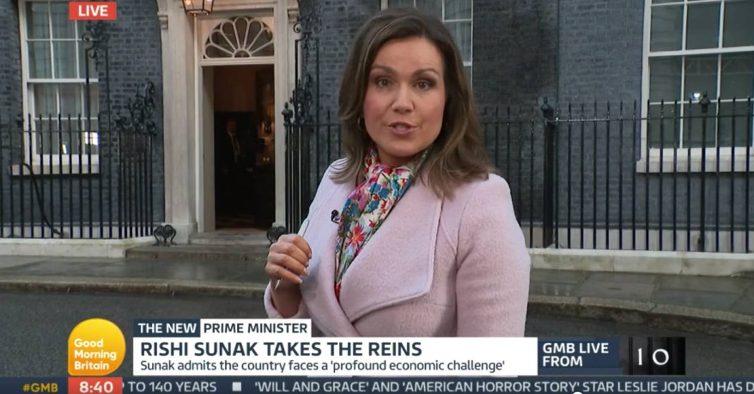 GMB host Susanna Reid interviews Victoria Atkins from Downing Street