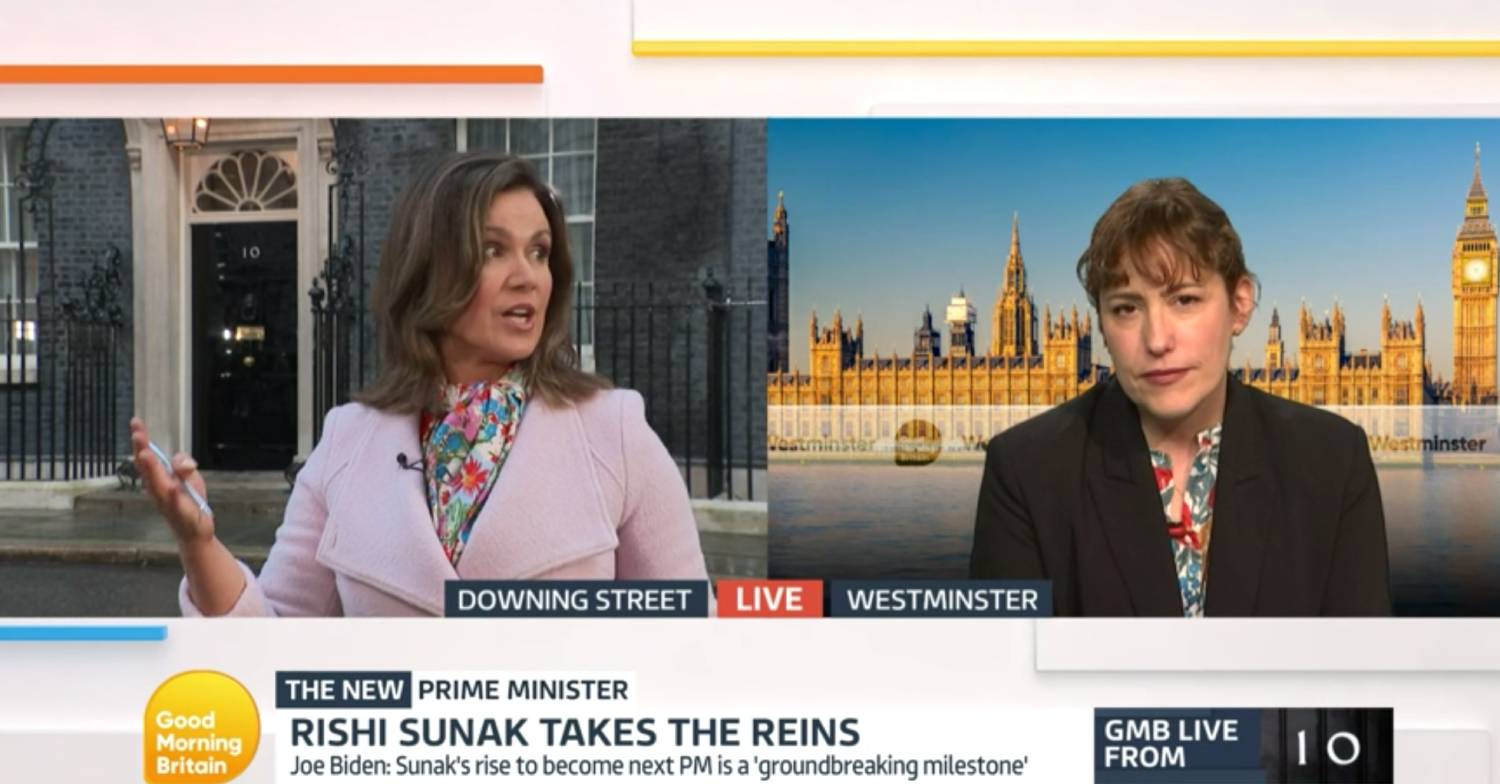 GMB host Susanna Reid interviews Victoria Atkins