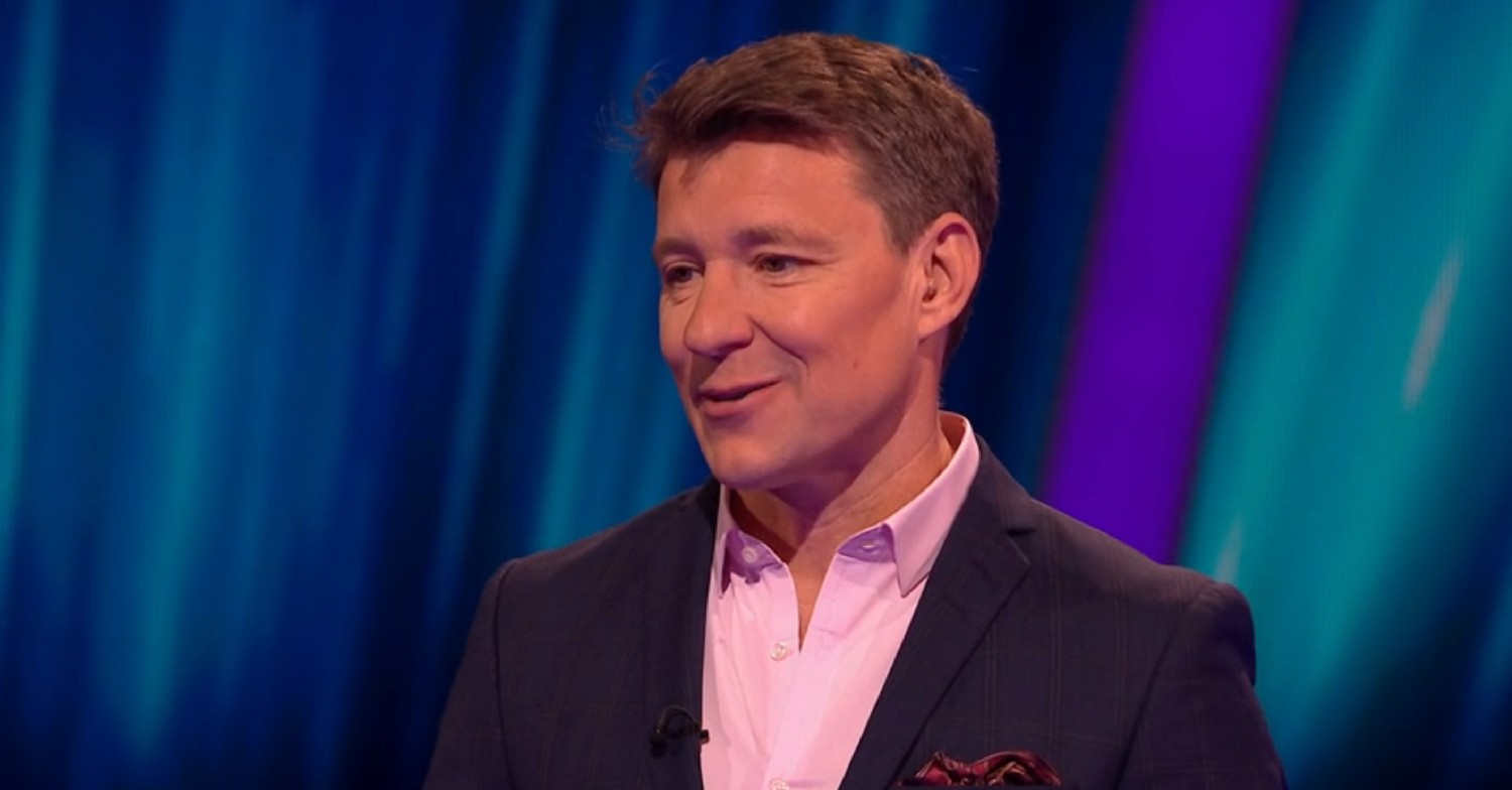 Ben Shephard smiling on Tipping Point 